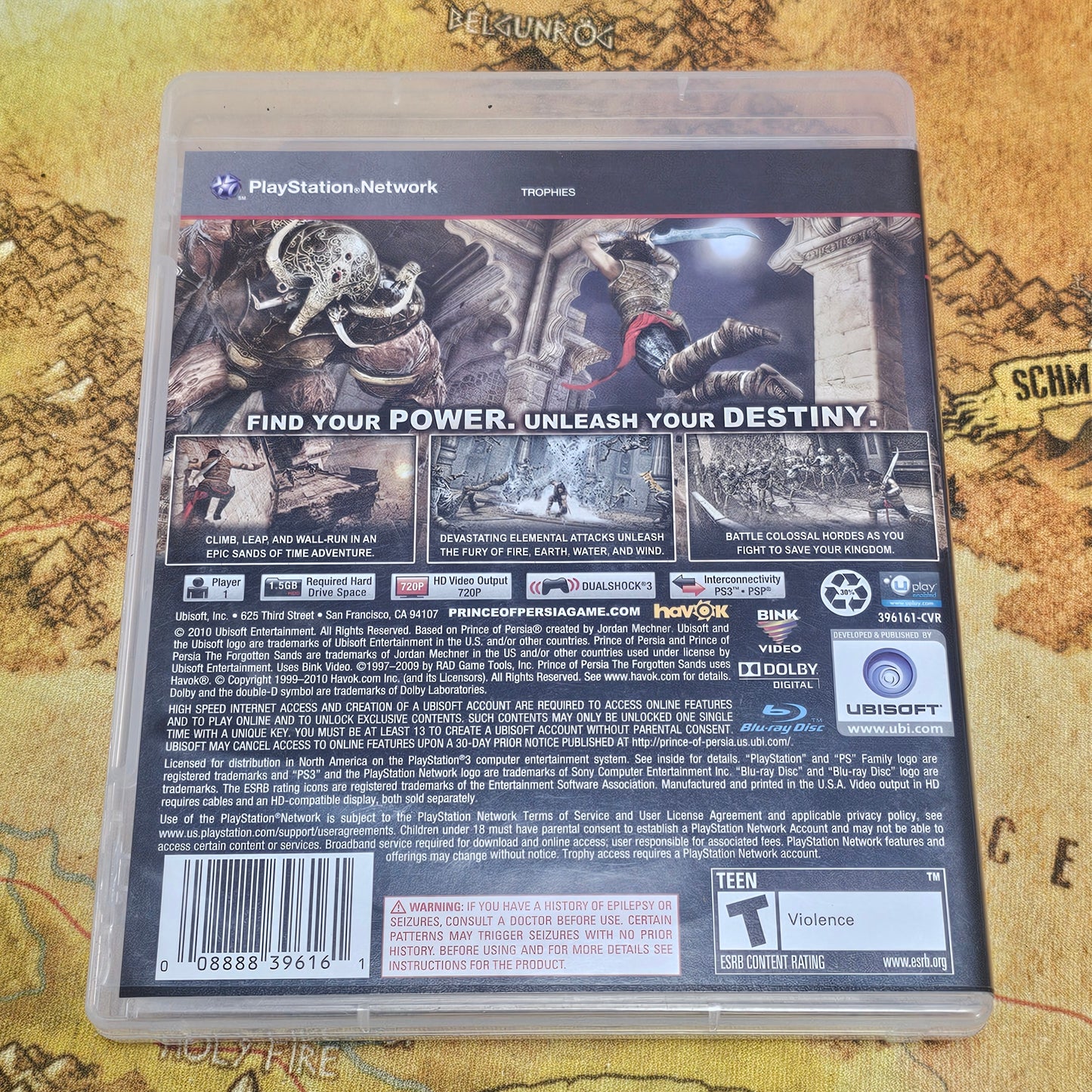 101: Prince of Persia: The Forgotten Sands - PS3