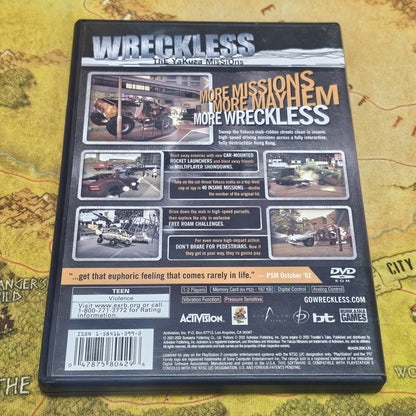 081: Wreckless: The Yakuza Missions - PS2