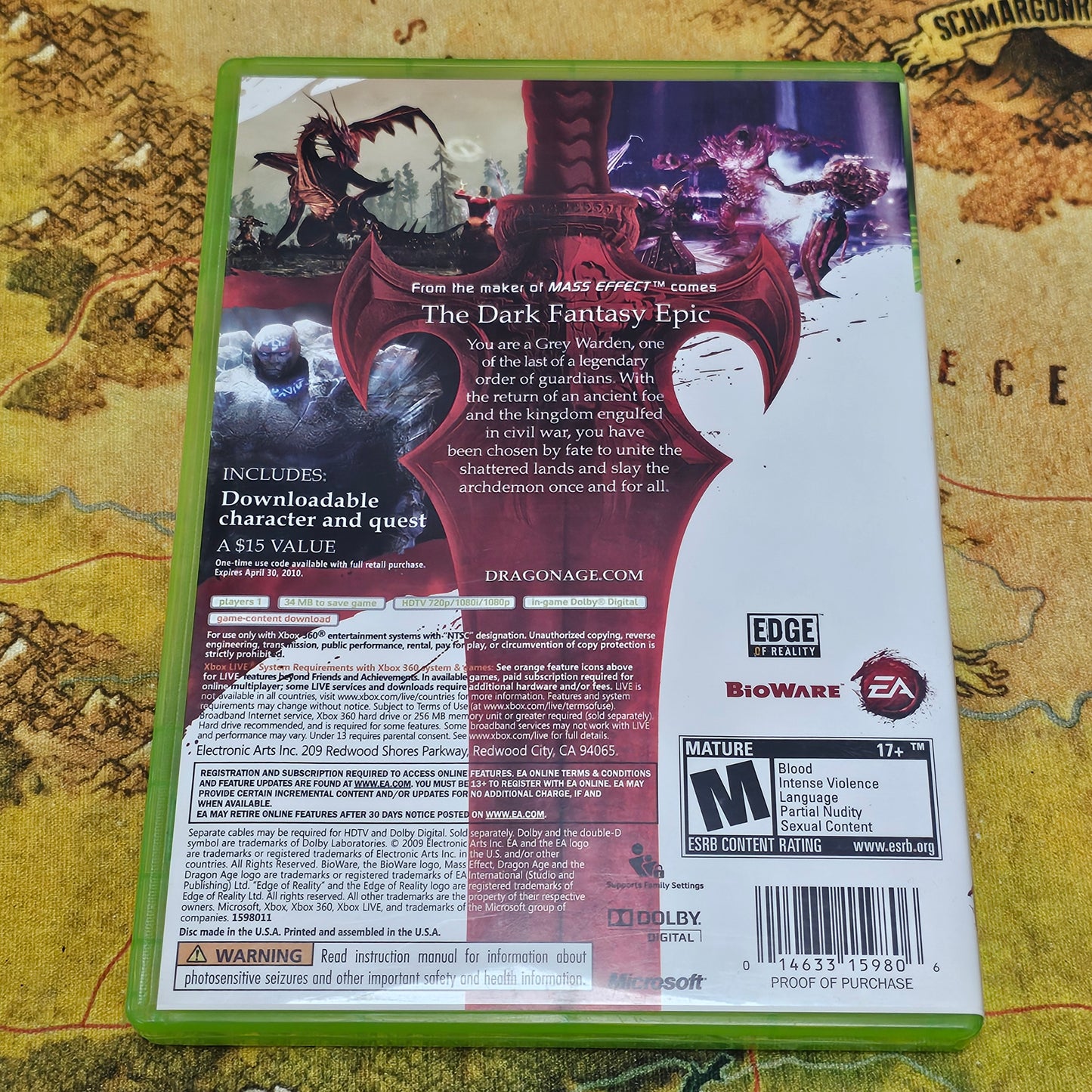 068: Dragon Age Origins - XBox 360