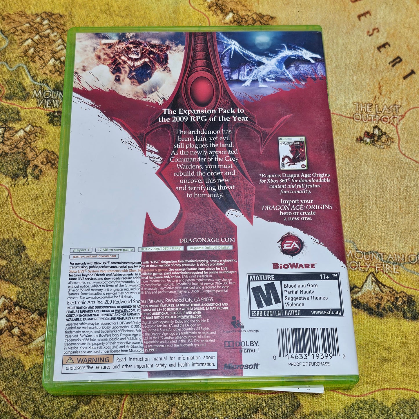 069: Dragon Age Origins Awakening Expansion - XBox 360