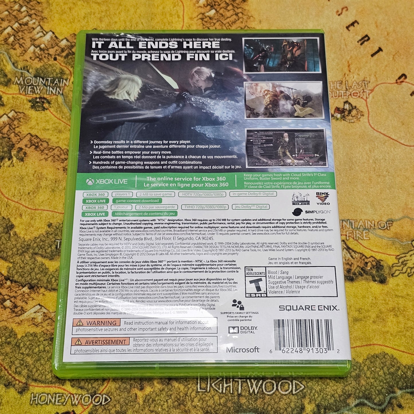 014: Final Fantasy XIII: Lightning Returns - XBox 360