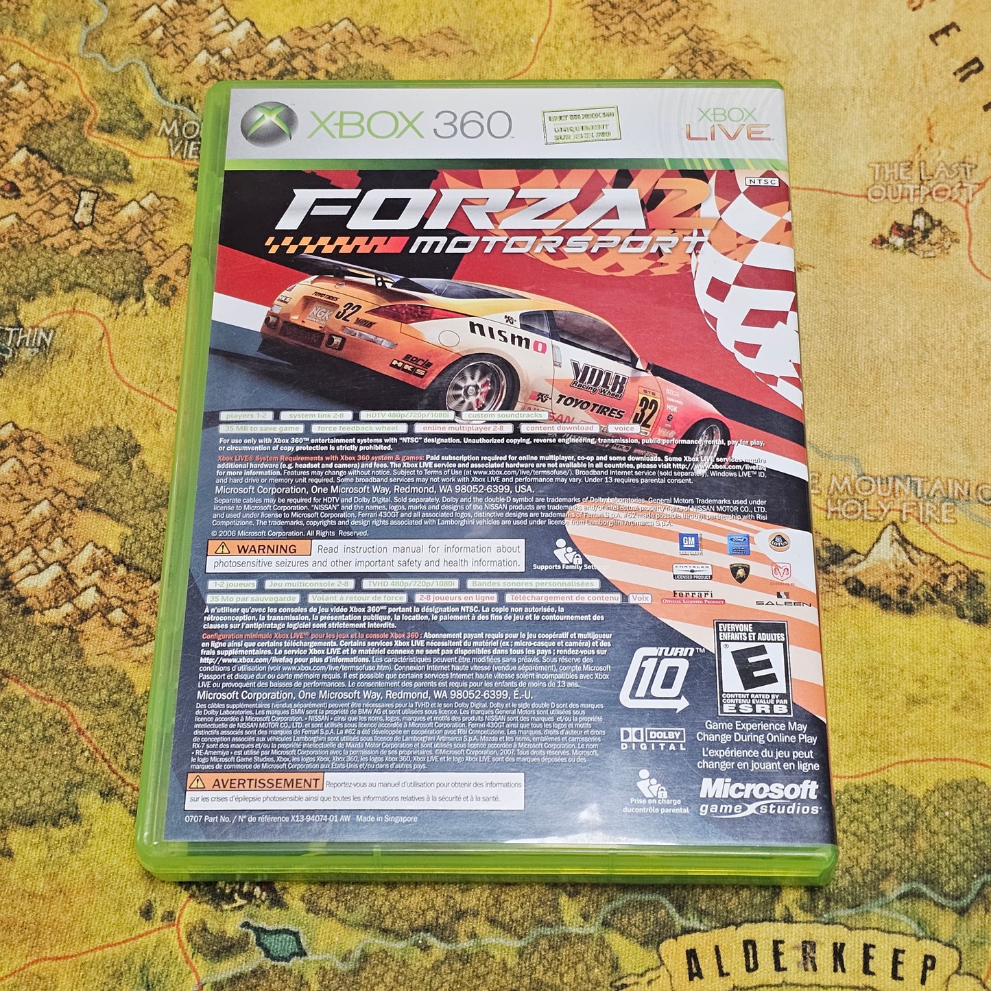 015: Marvel: Ultimate Alliance / Forza Motorsport 2 - XBox 360