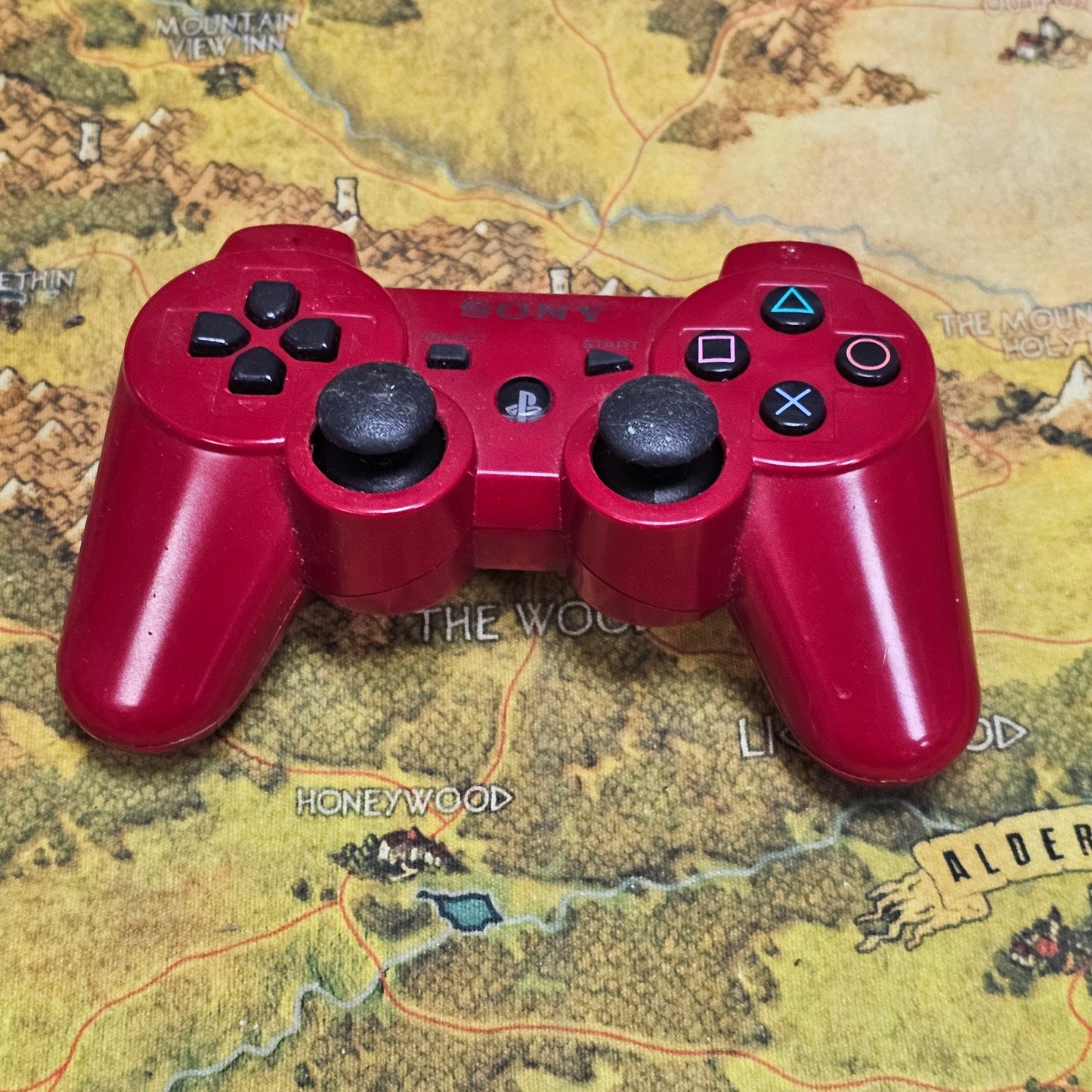 135: Red PS3 Controller