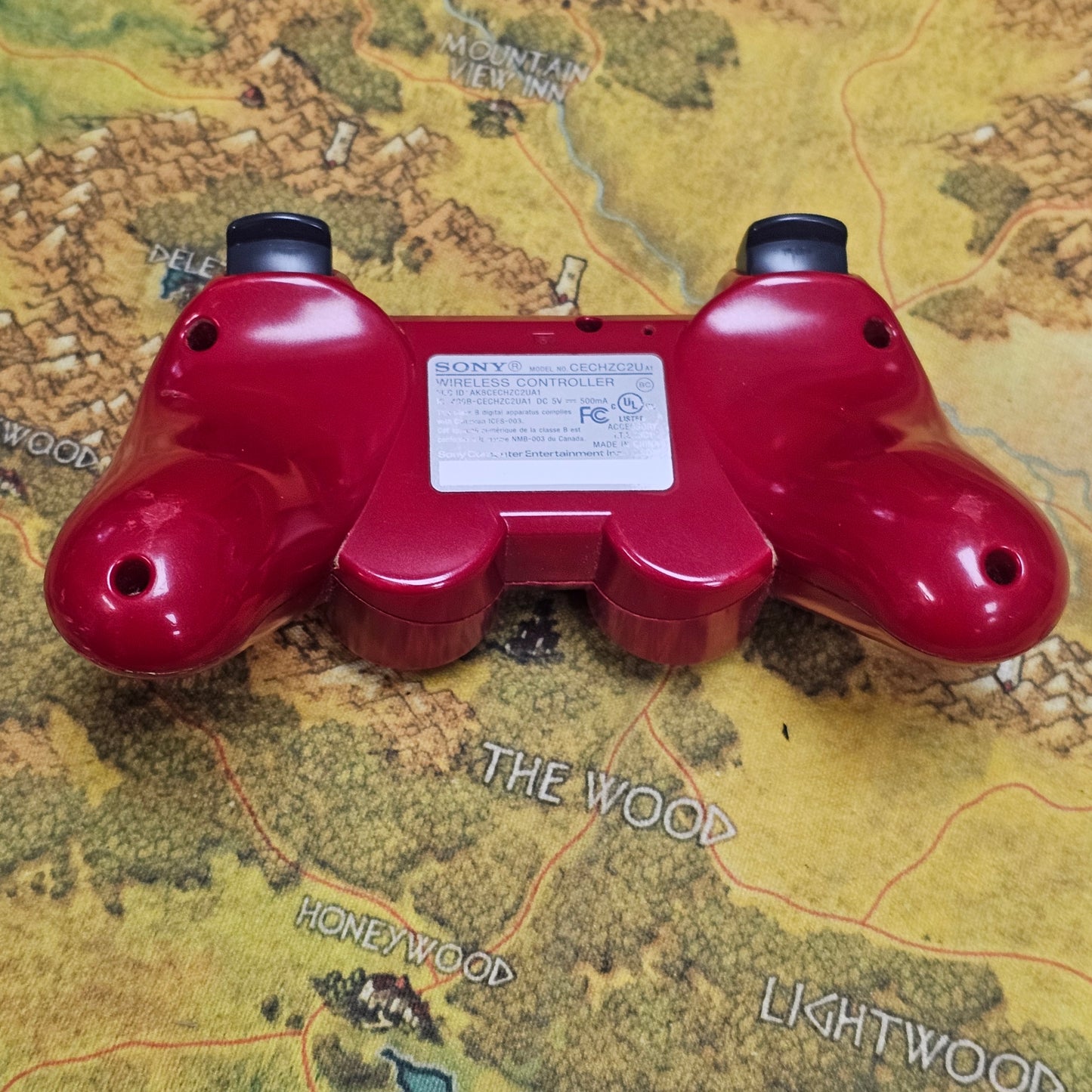 135: Red PS3 Controller