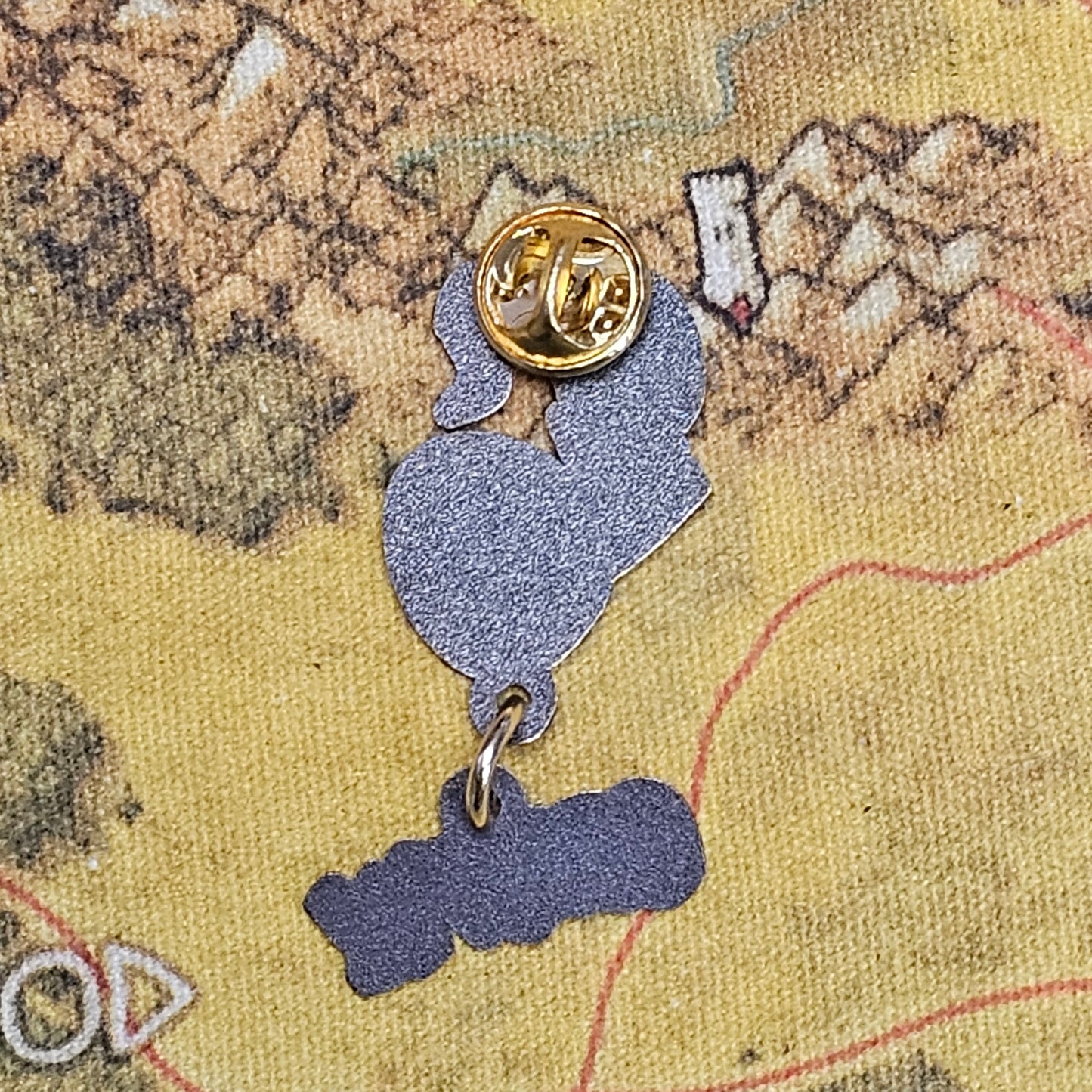 027: Groovy Dangle Pin