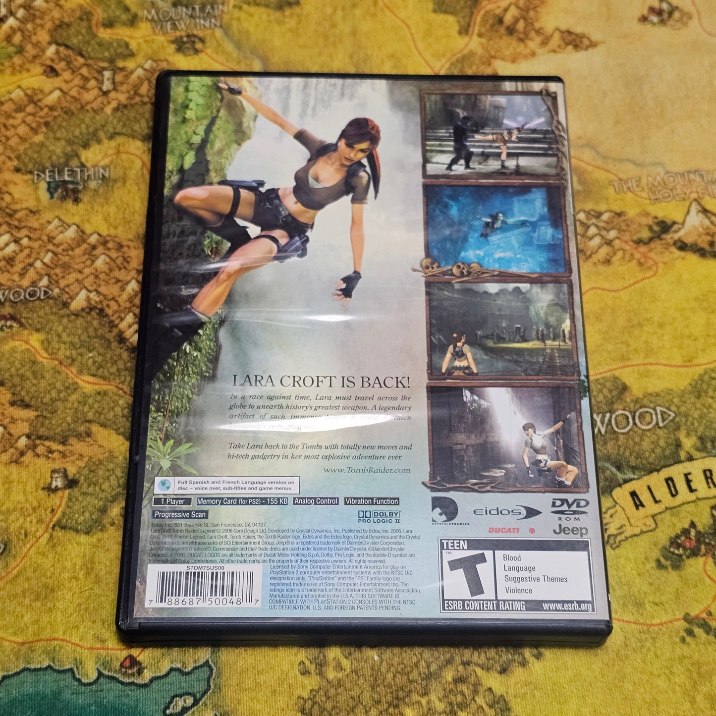 007: Lara Croft: Tomb Raider: Legend - PS2