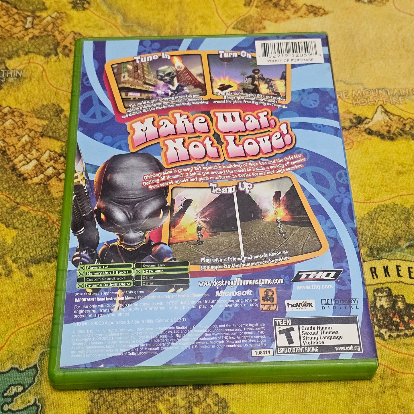 013: Destroy All Humans! 2 - XBox