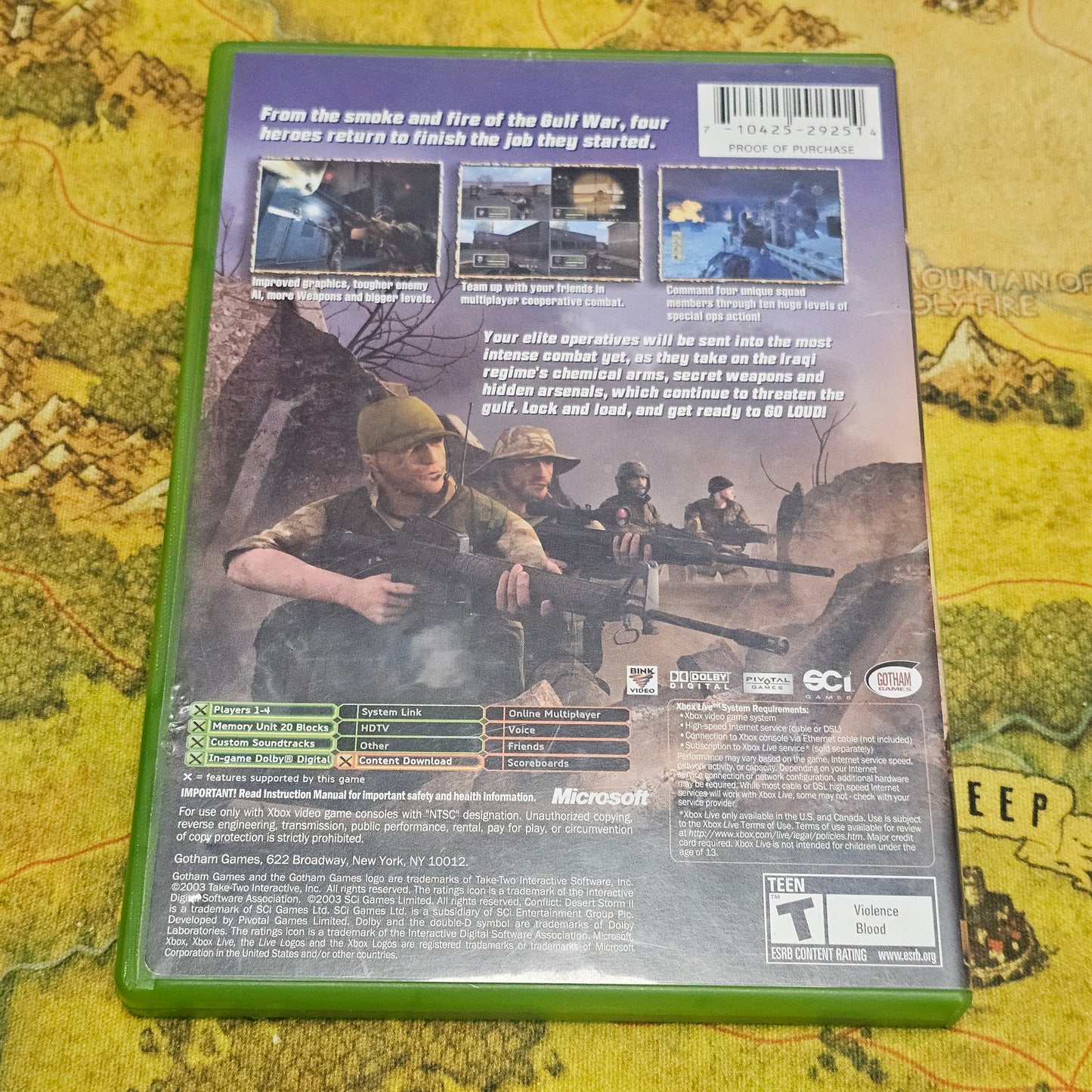 014: Conflict: Desert Storm II - XBox