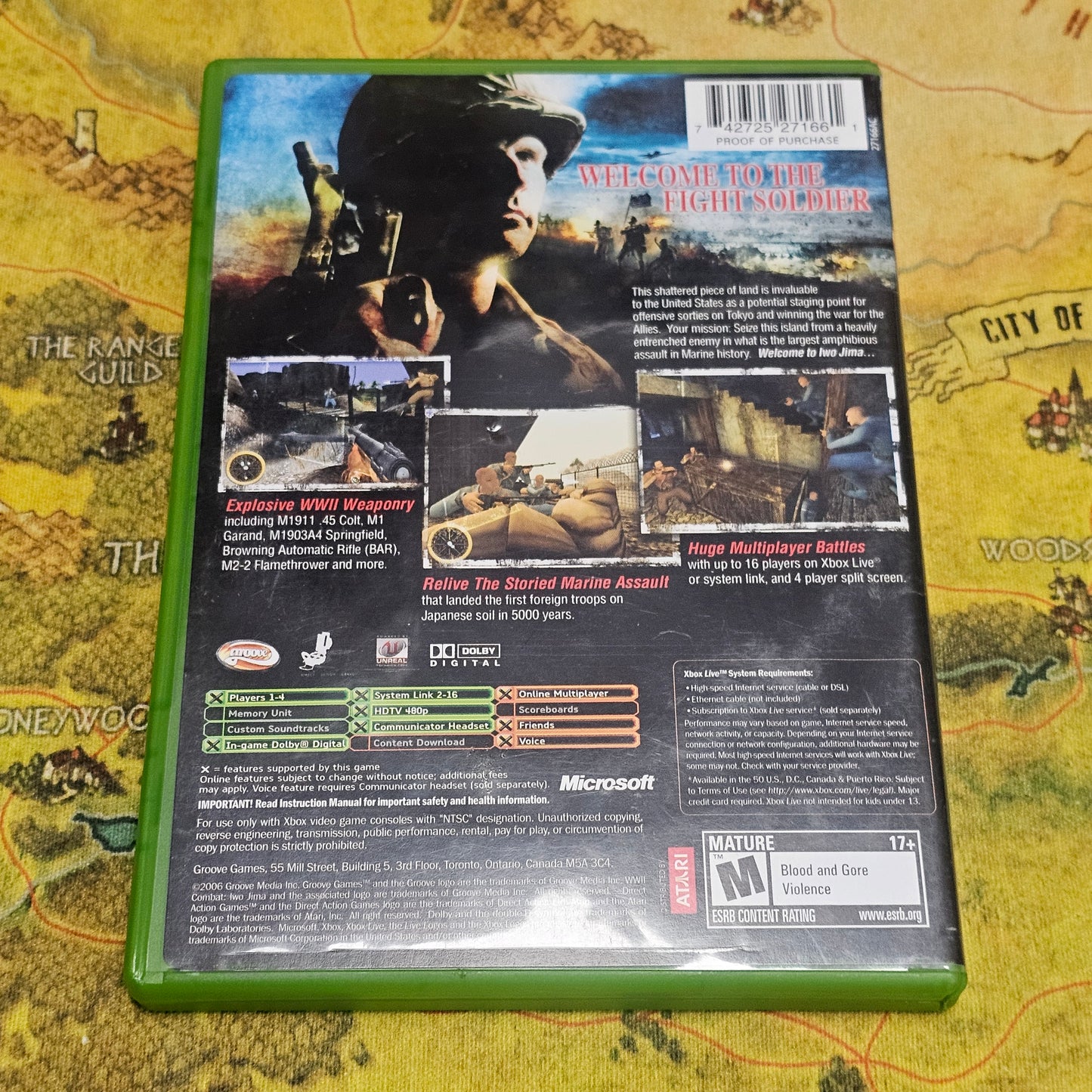 015: World War II Combat: Iwo Jima - XBox