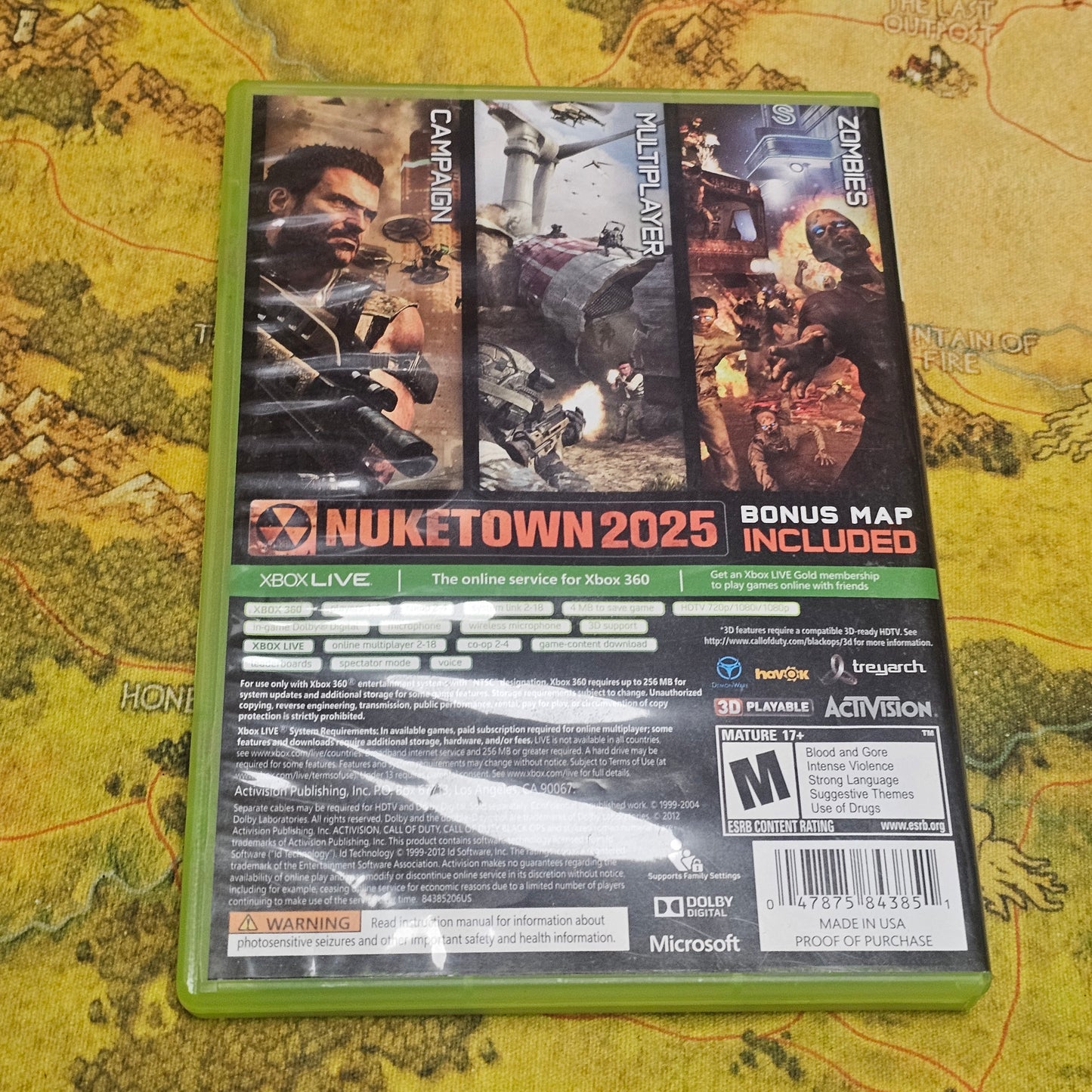 037: Call of Duty: Black Ops II - XBox 360