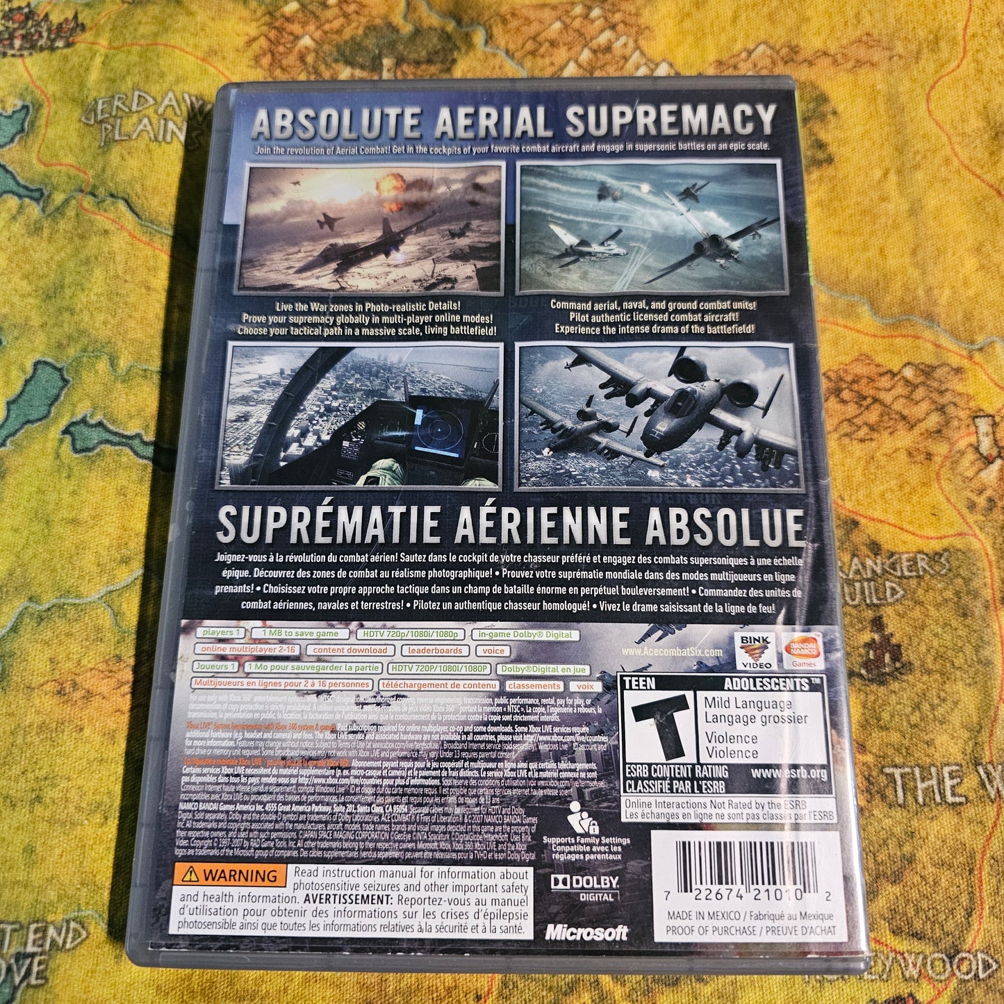 025: Ace Combat 6: Fires of Liberation - XBox 360