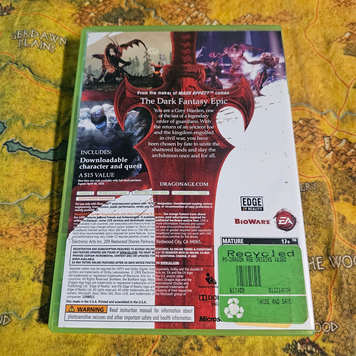 028: Dragon Age: Origins - XBox 360