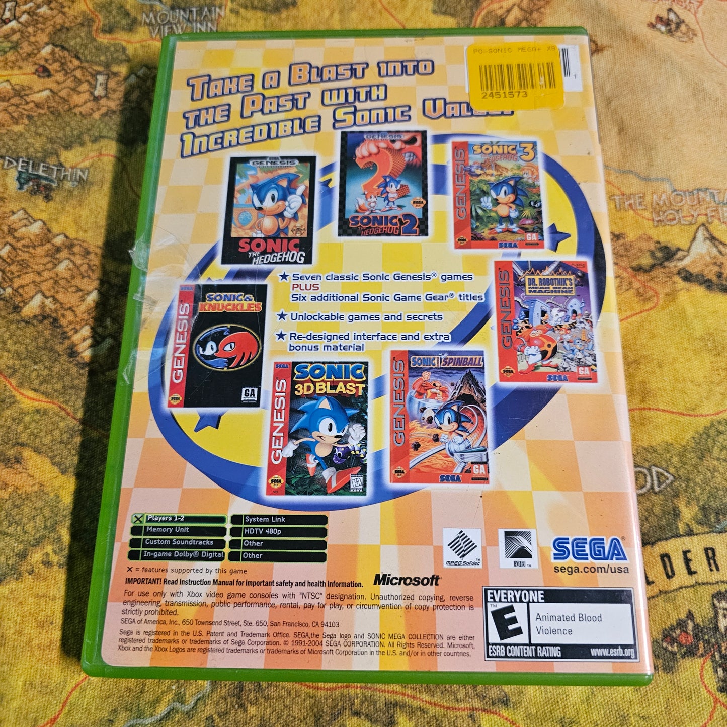 032: Sonic Mega Collection Plus - XBox