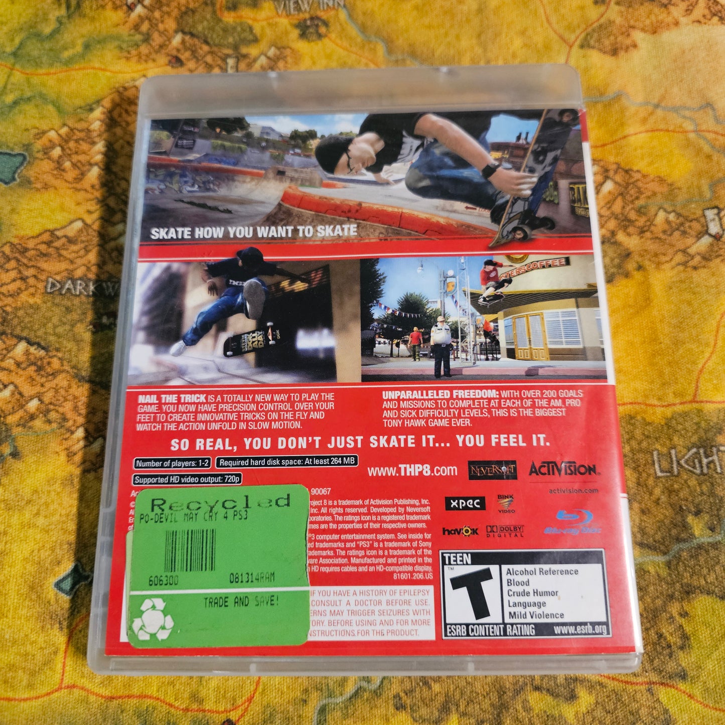 068: Tony Hawk's Project 8 - PS3