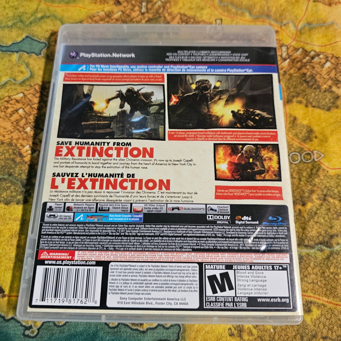 072: Resistance 3 - PS3