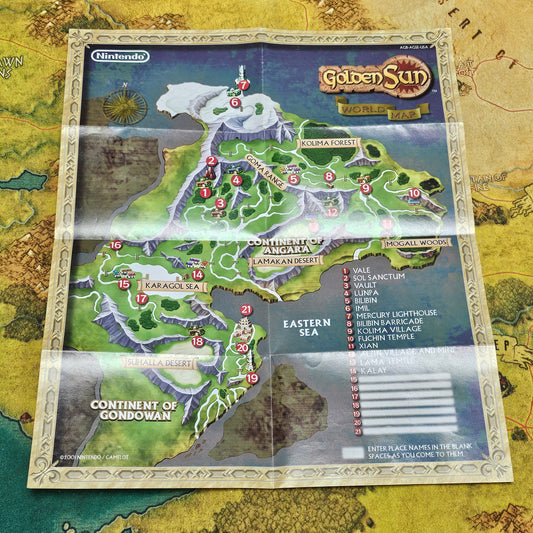 113: Golden Sun World Map