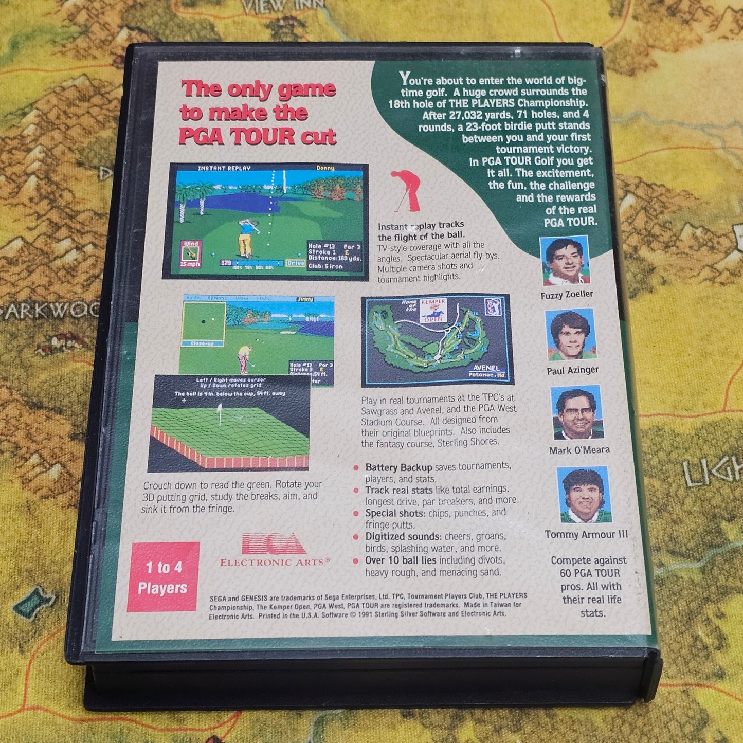 054: PGA Tour Golf - Sega Genesis