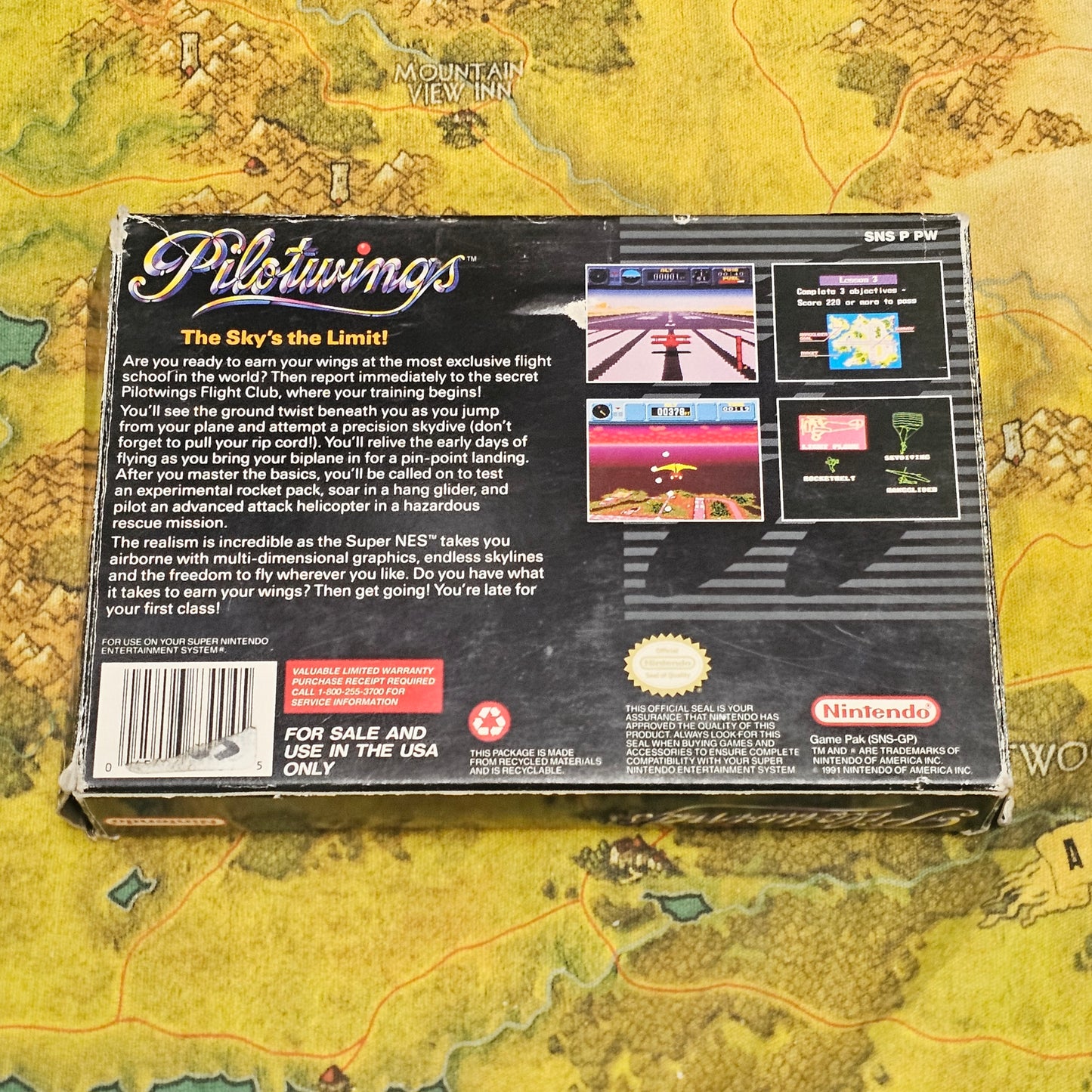 062: Pilotwings - SNES
