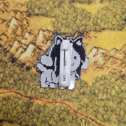 161: Temmie Undertale Acrylic Pin