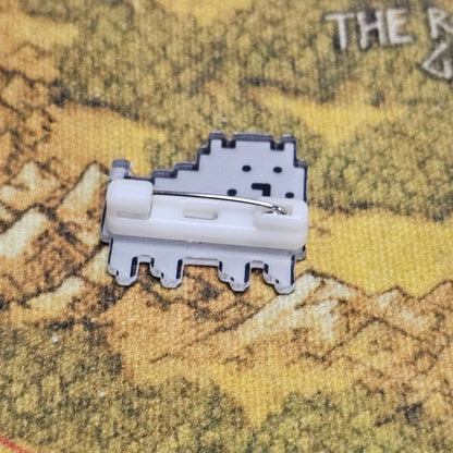 162: Undertale Dog Acrylic Pin
