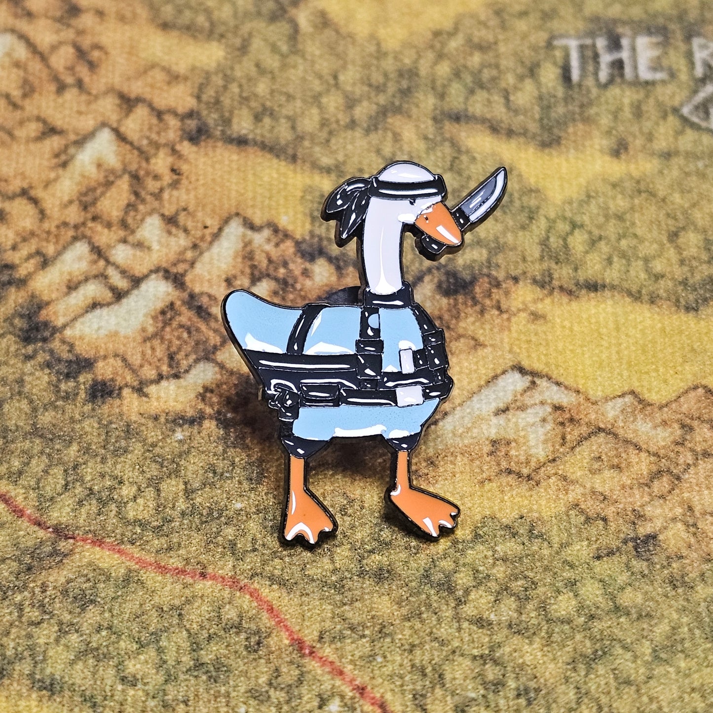 168: Tactical Goose Pin