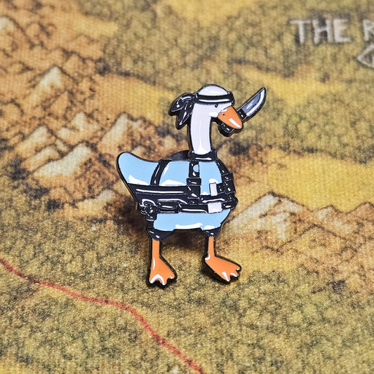 168: Tactical Goose Pin