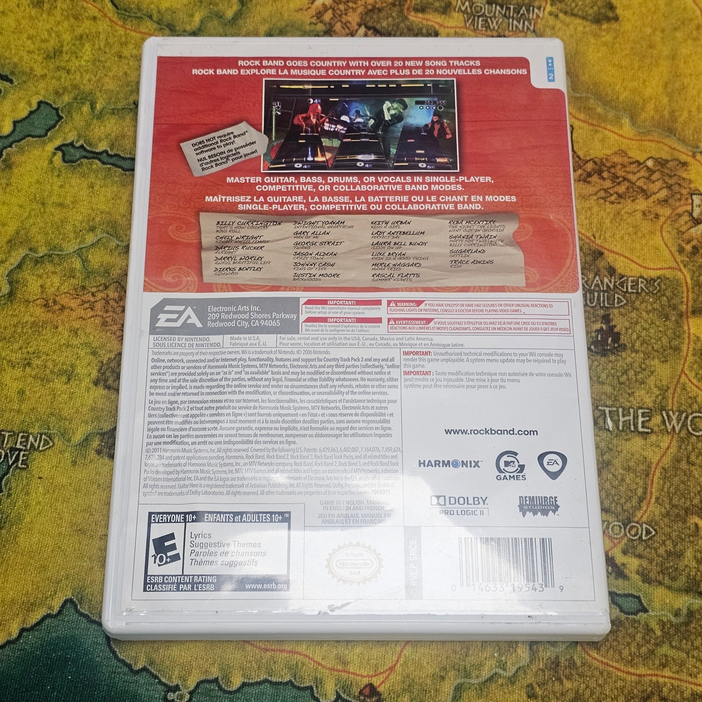 059: Rock Band Country Track Pack 2 - Wii