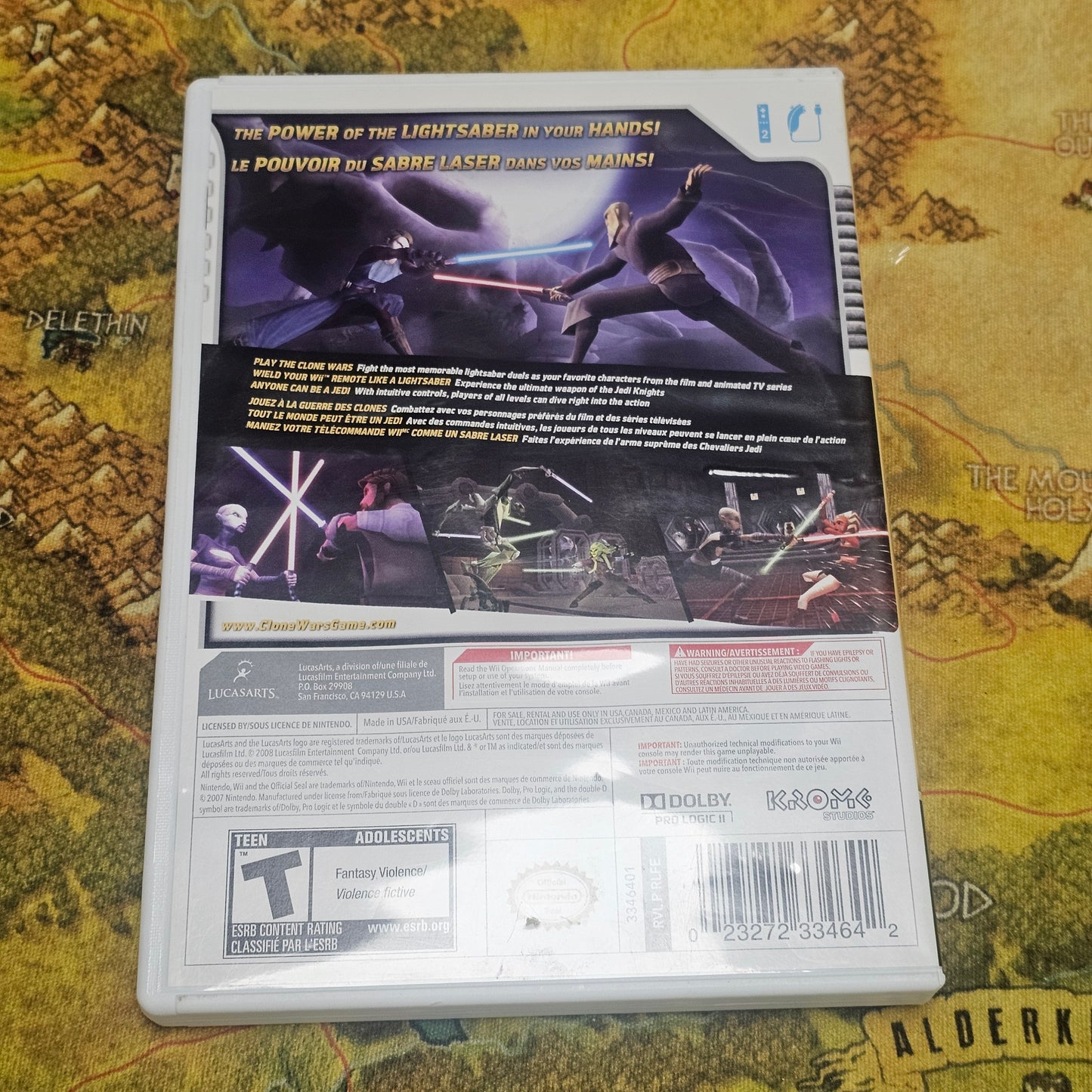 058: Star Wars Clone Wars Lightsaber Duels - Wii
