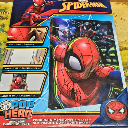 085: Spiderman 3D Pop Head Poster