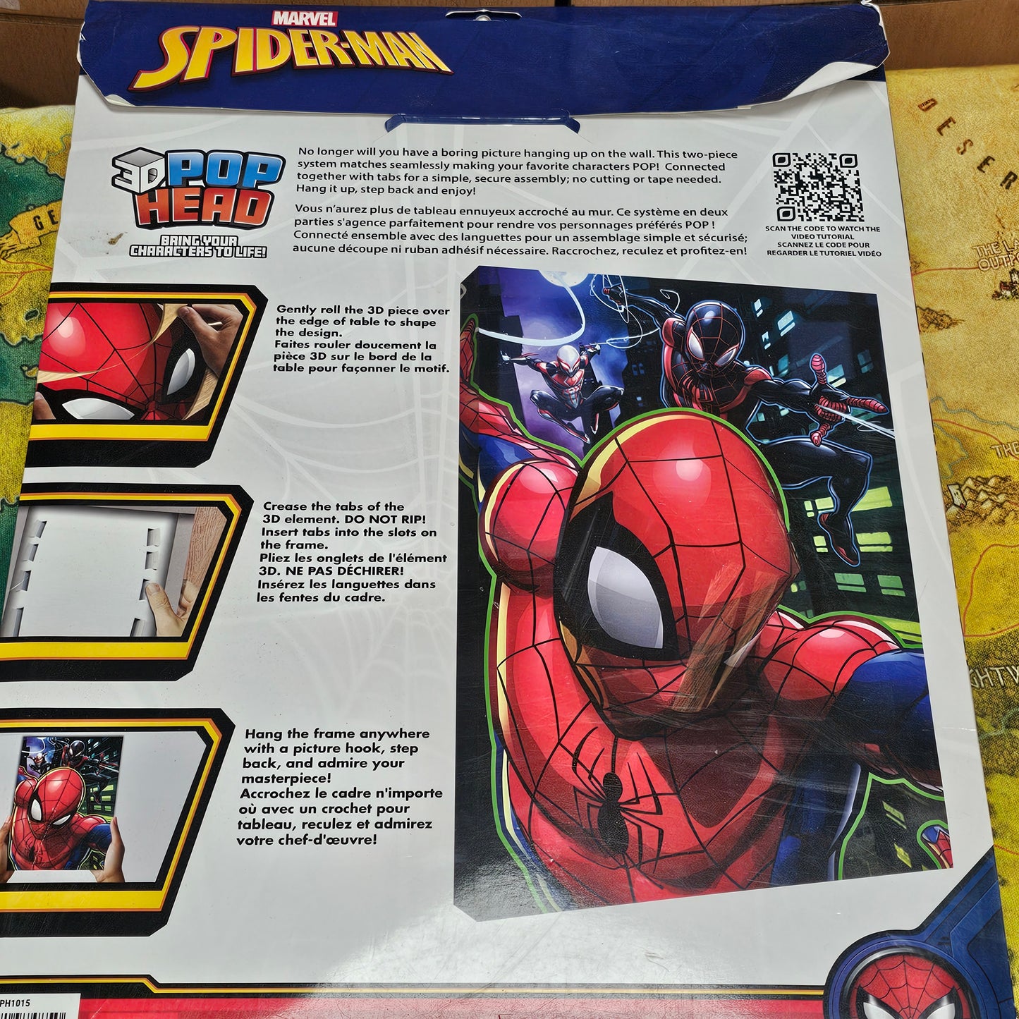 085: Spiderman 3D Pop Head Poster