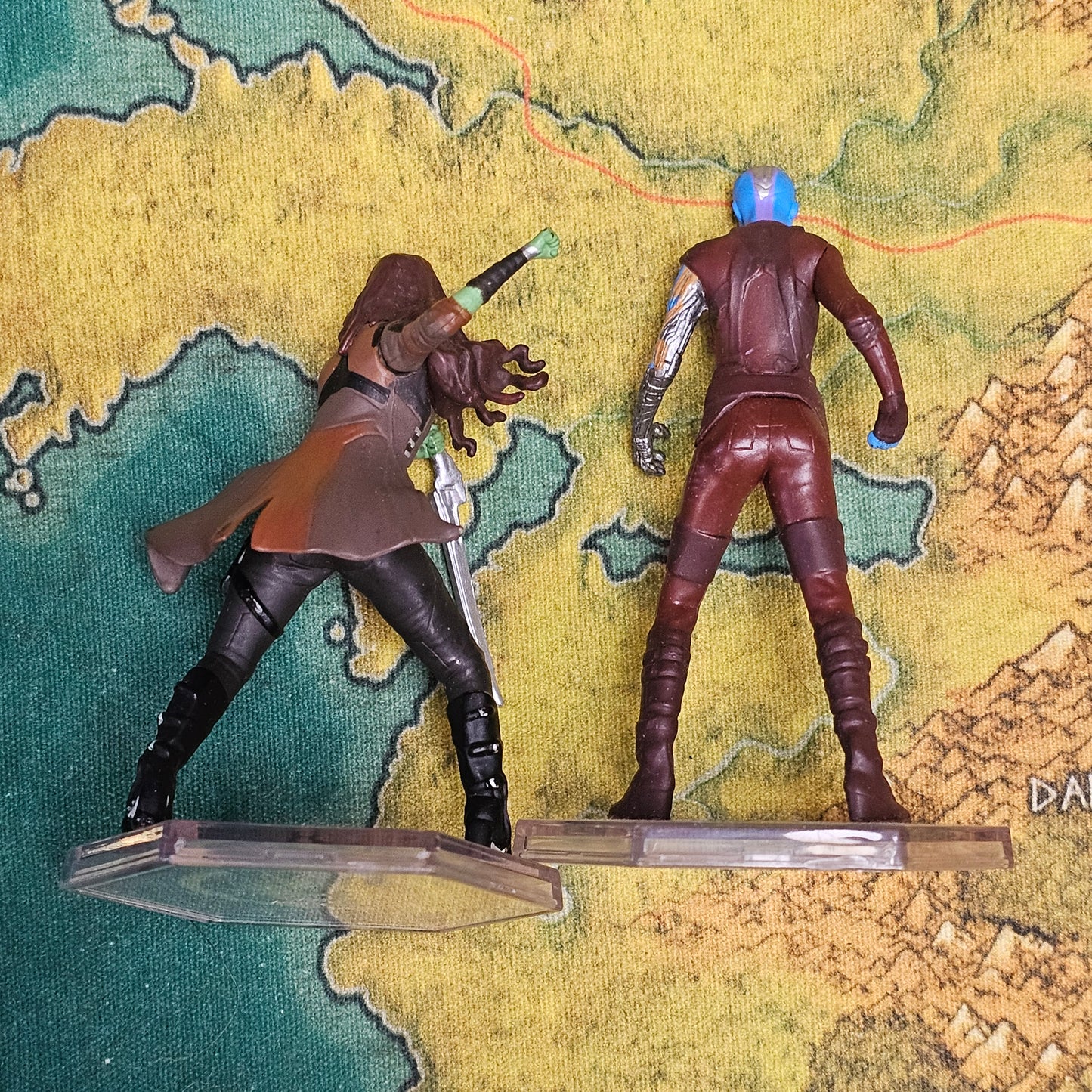 077: Guardians of the Galaxy Figures x 2