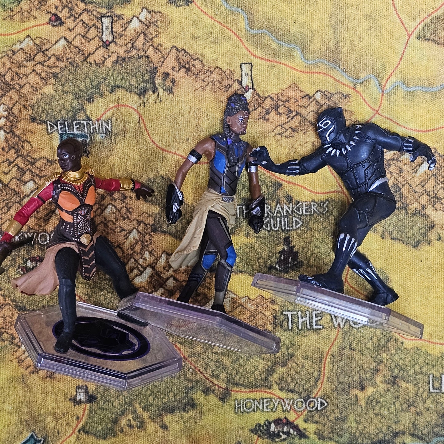 076: Black Panther Toys x 3
