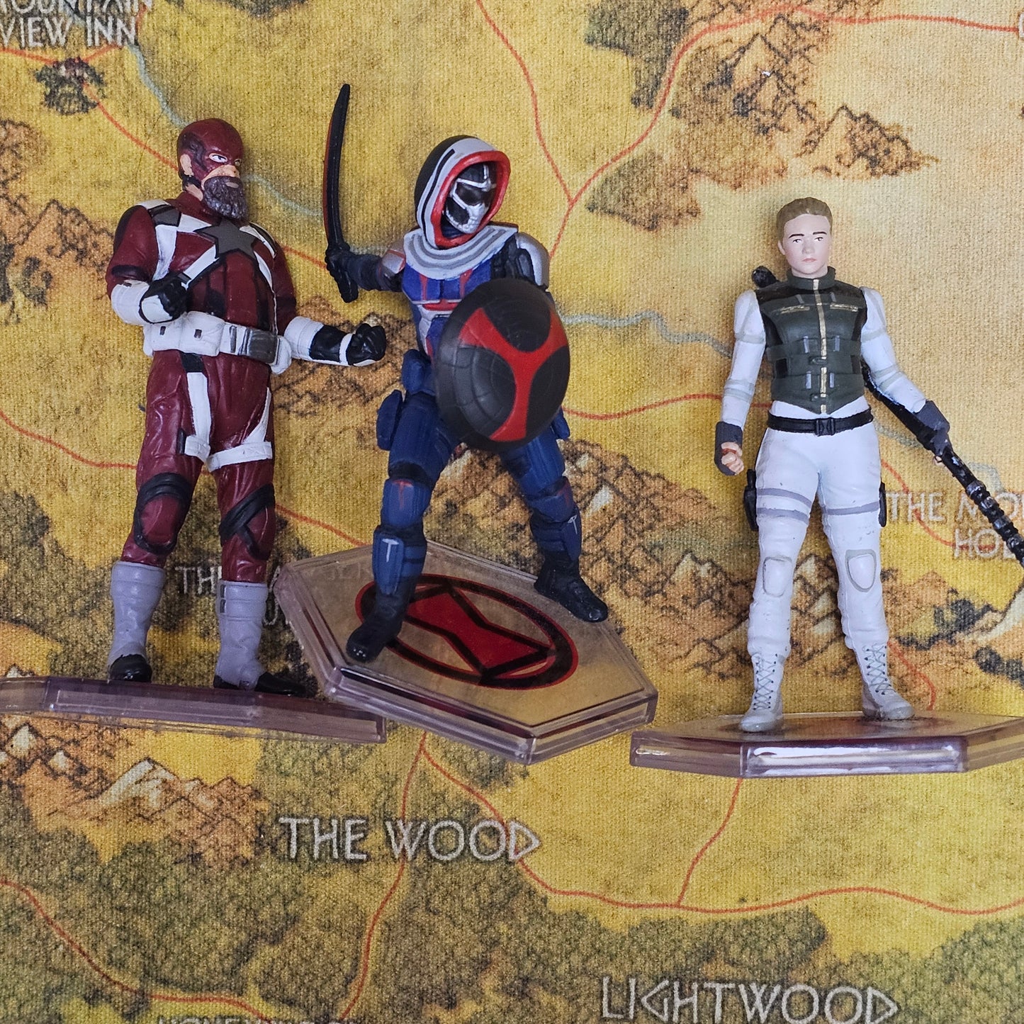 075: Black Widow Figures x 3