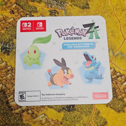 089: Pokemon Z-A Countertop Mini Signage