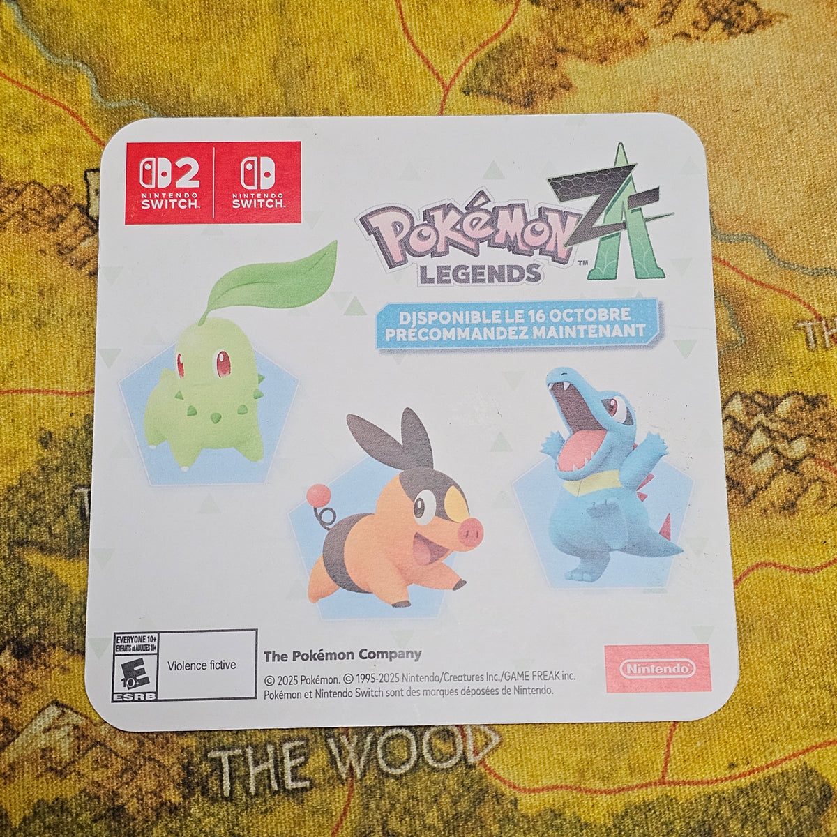 089: Pokemon Z-A Countertop Mini Signage