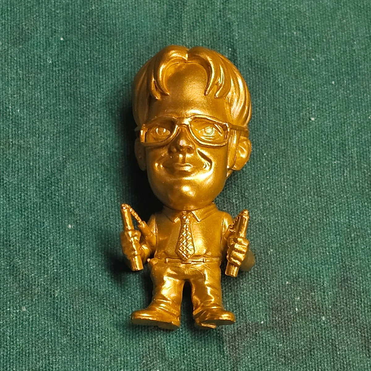 090: Mini Gold Dwight Schrute