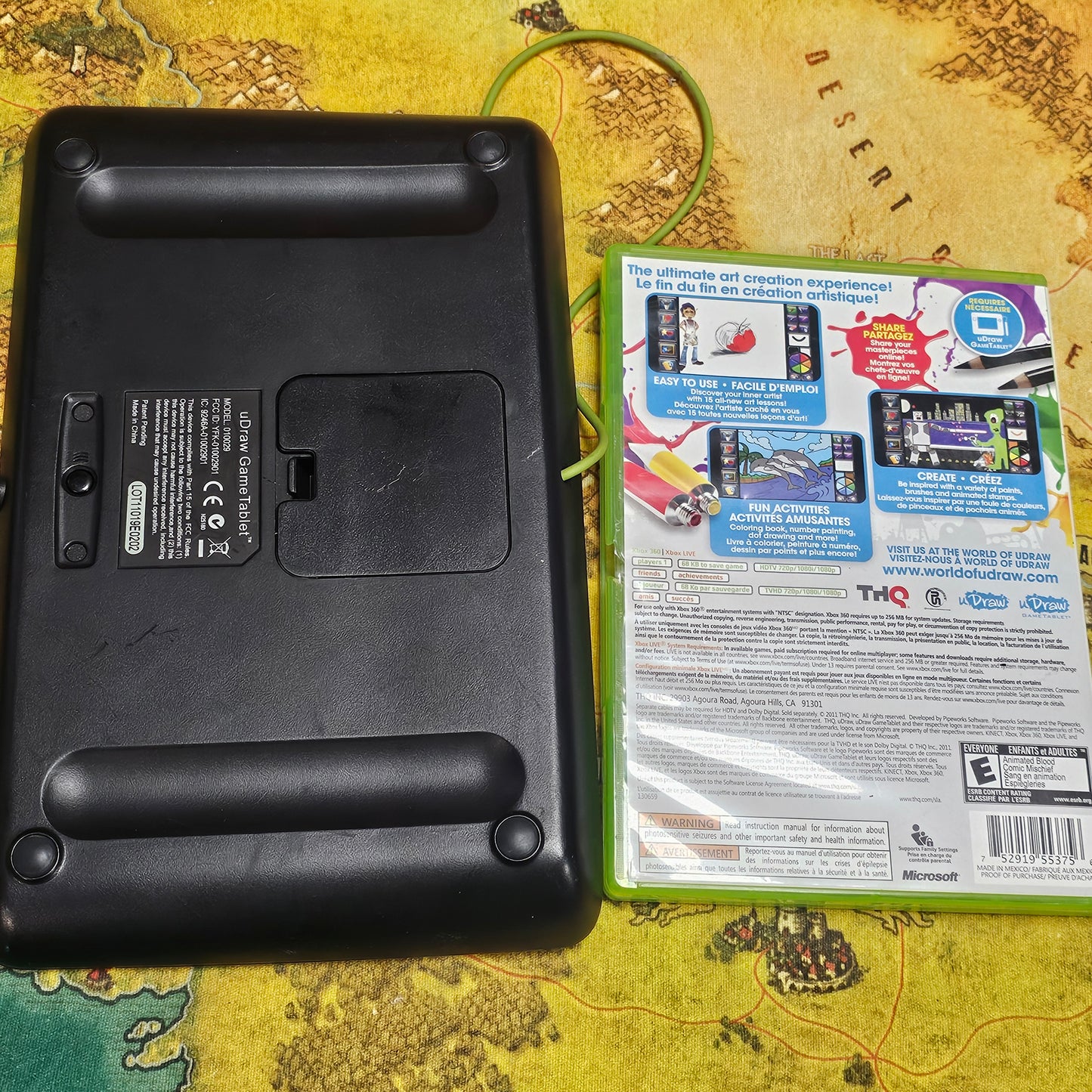 031: UDraw Tablet & Game - XBox 360