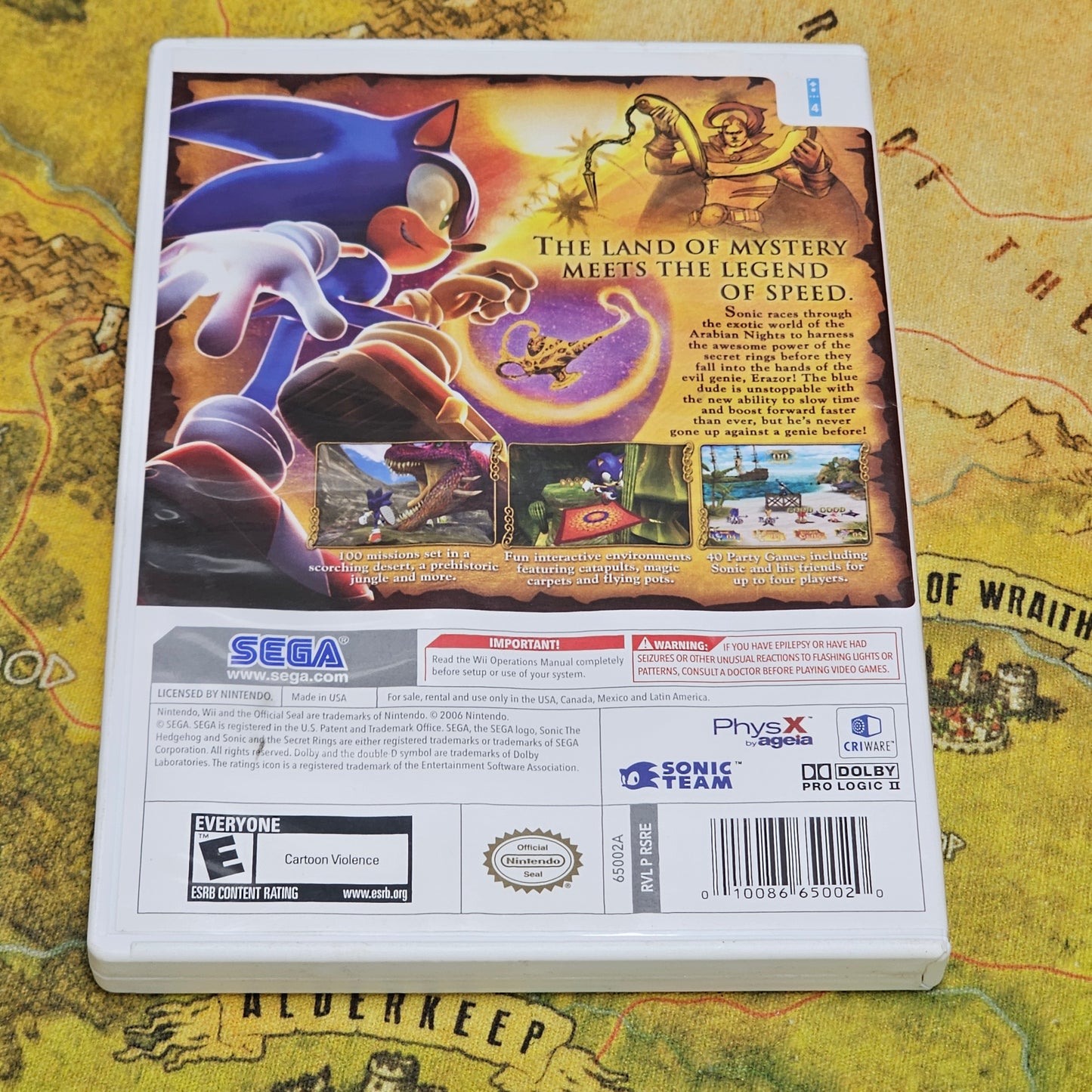 132: Sonic and the Secret Rings - Wii