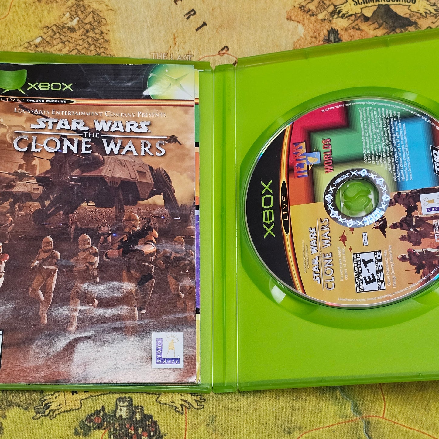 121: Star Wars Clone Wars / Tetris Worlds - XBox