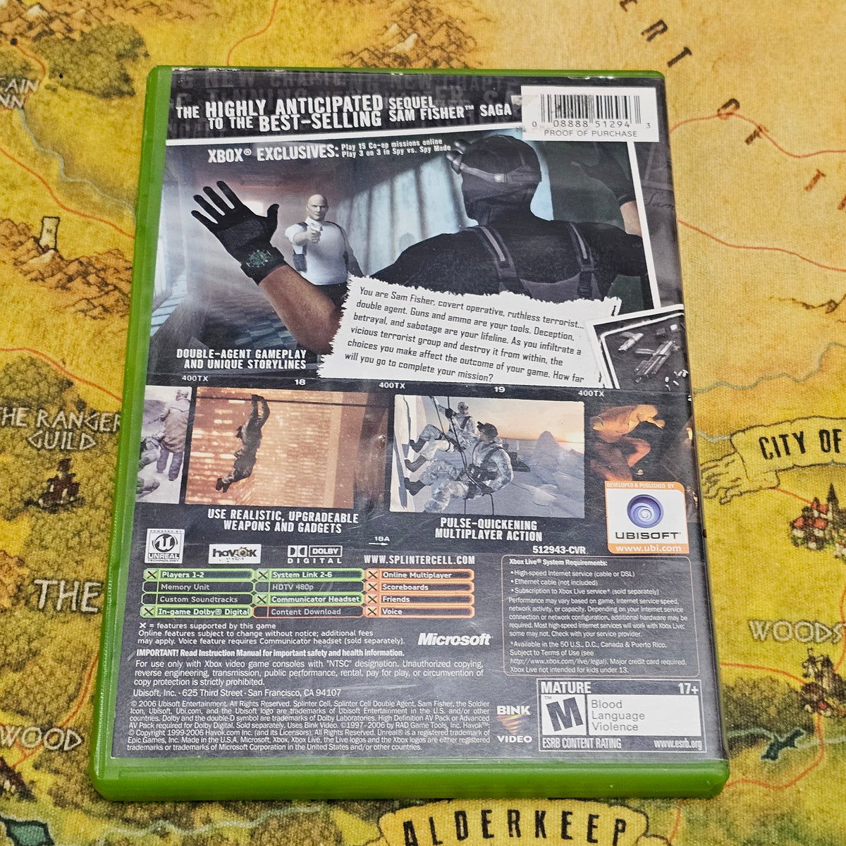 117: Tom Clancy's Splinter Cell: Double Agent - XBox