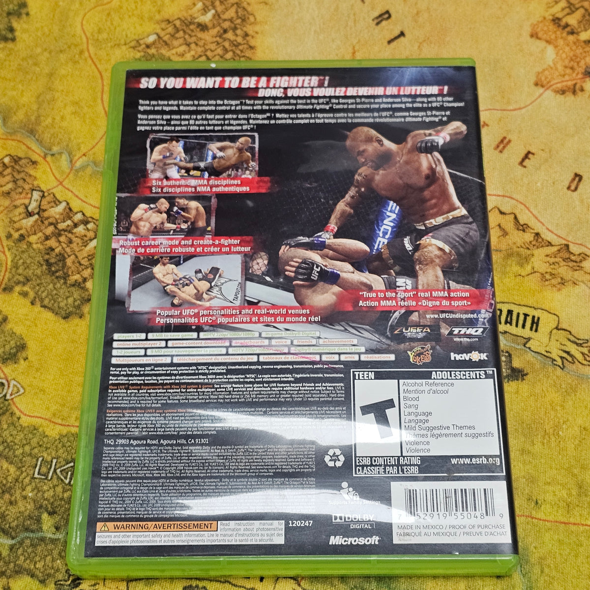 109: UFC 2009 Undisputed - XBox 360