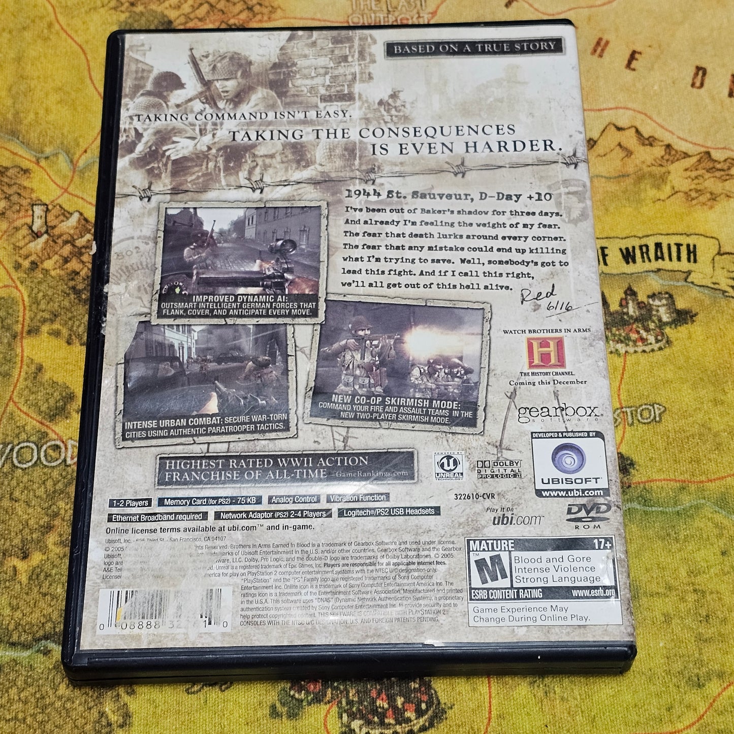 108: Brothers in Arms: Earned in Blood - PS2