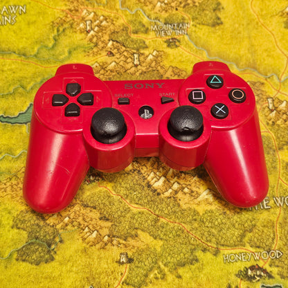 107: Red PS3 Controller