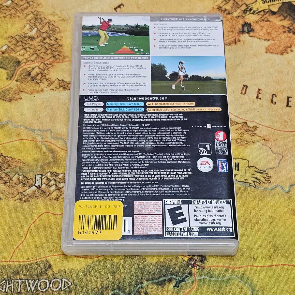 060: Tiger Woods PGA Tour 09  - PSP