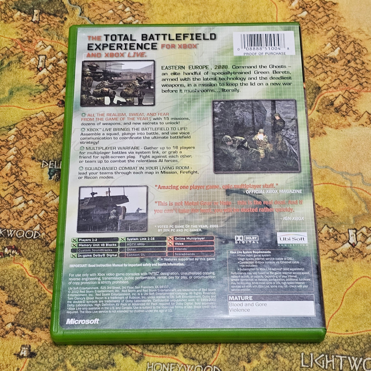029: Tom Clancy's Ghost Recon - XBox