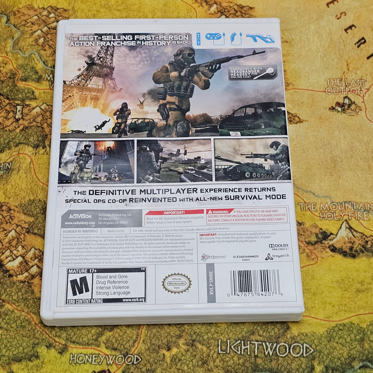 016: Call of Duty: MW3 - Wii