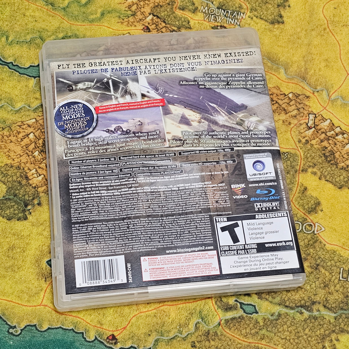 005: Blazing Angels 2: Secret Missions of WWII - PS3