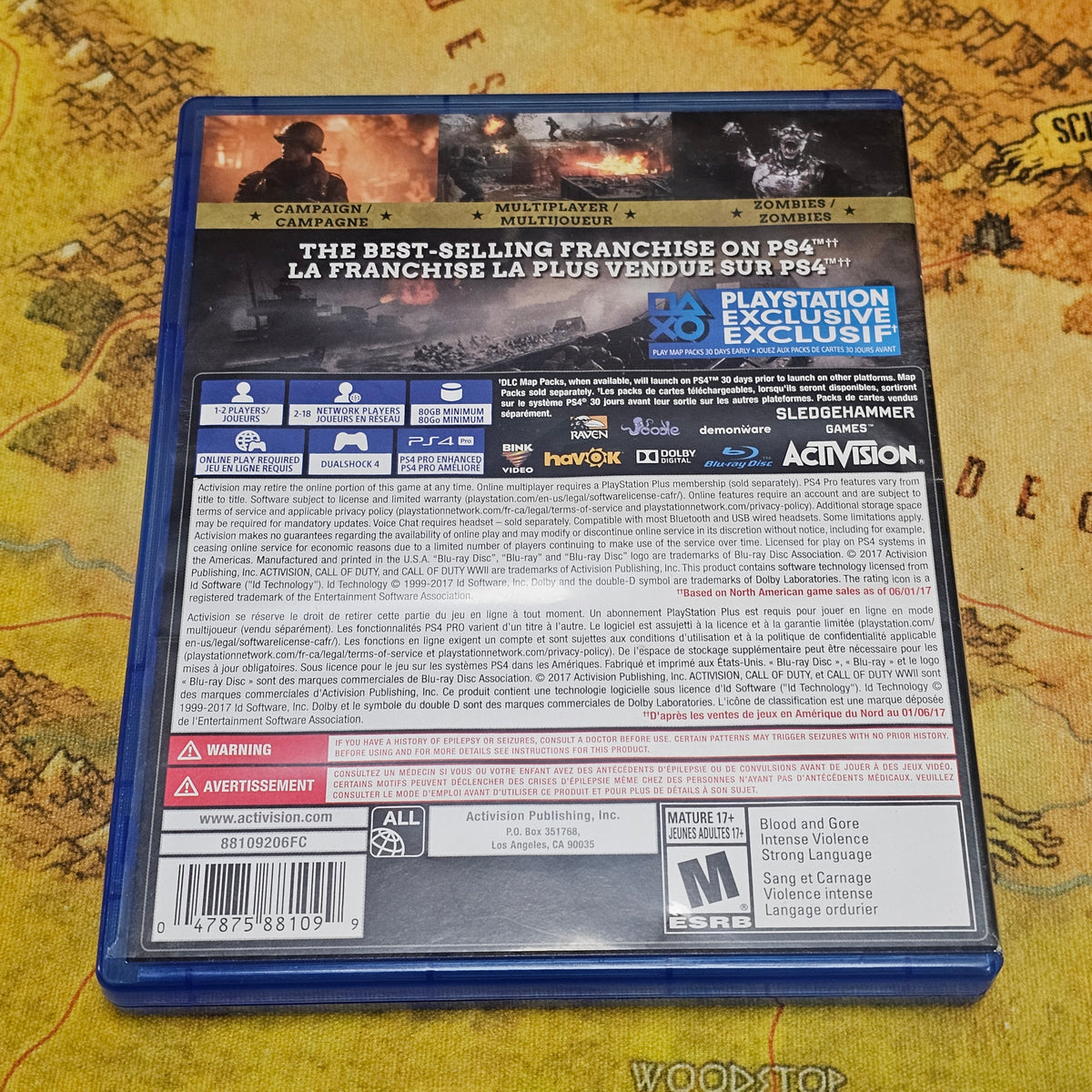 014: Call of Duty WWII - PS4