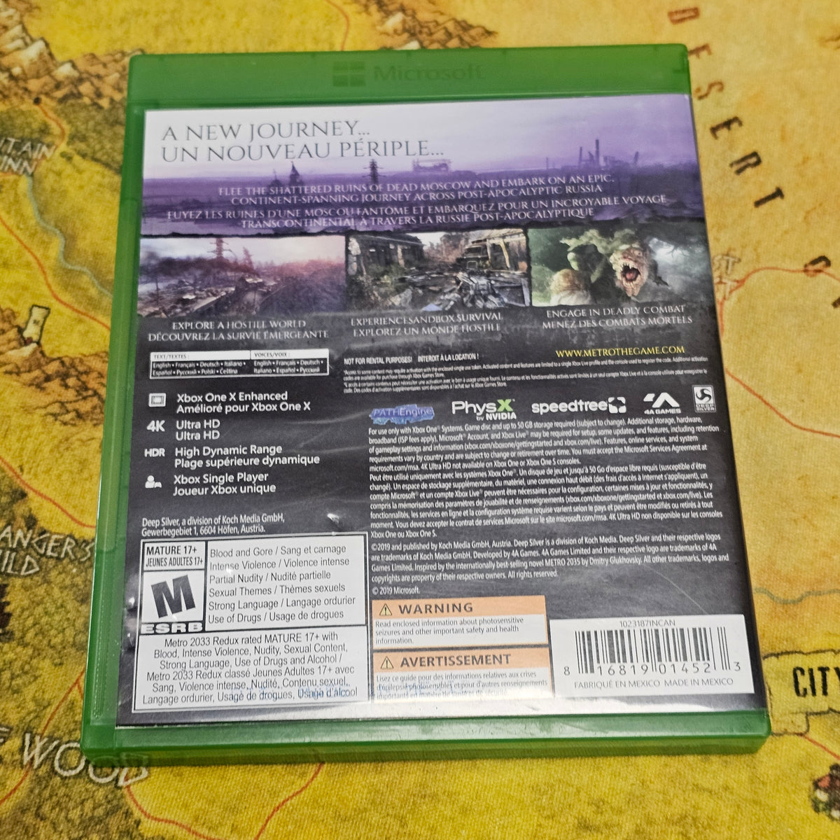 001: Metro Exodus - XBox One