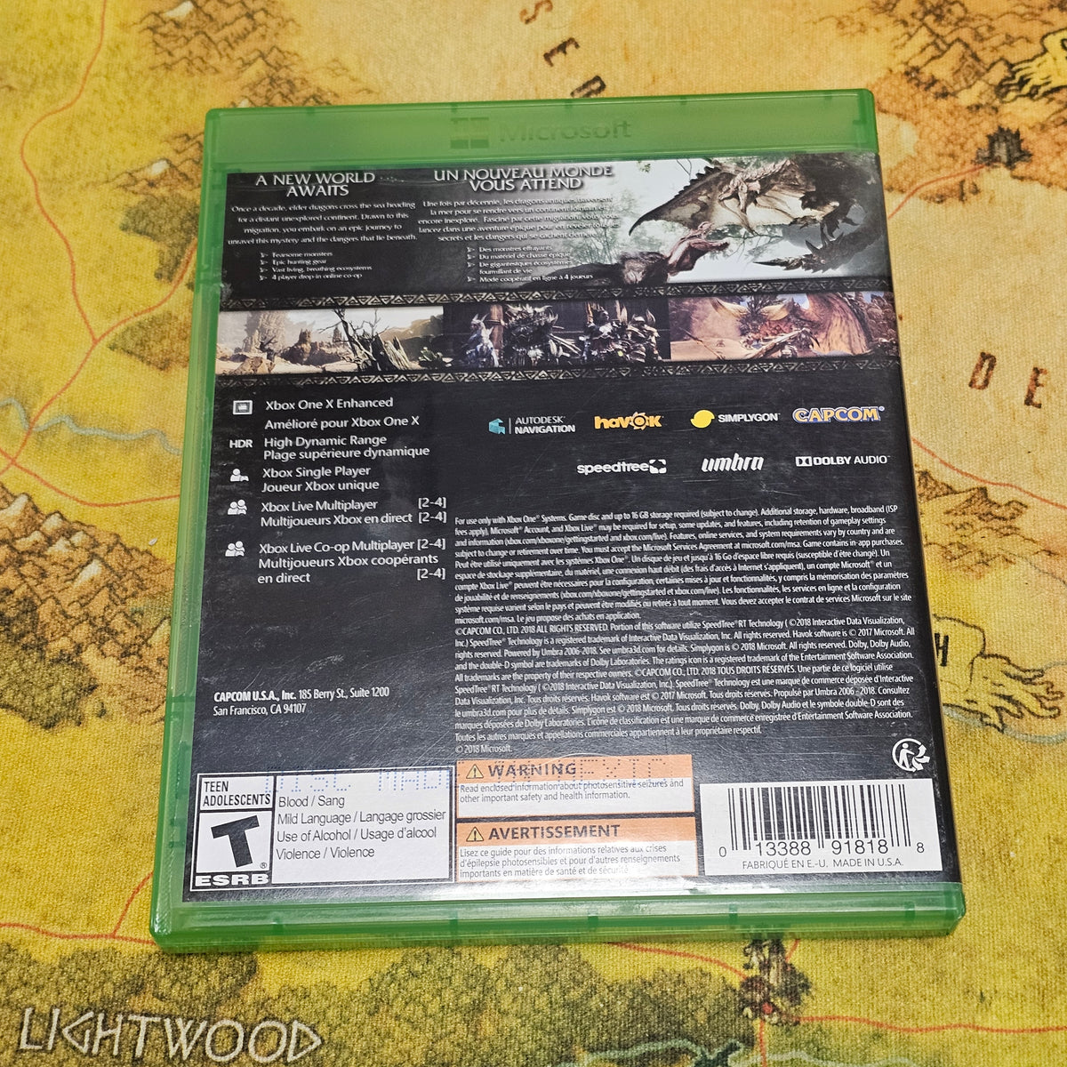 003: Monster Hunter World - XBox One